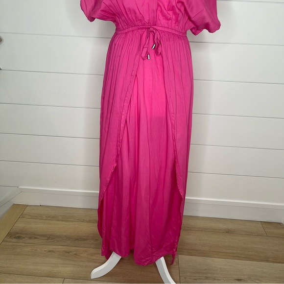 Elan Wrap Maxi Cover-up Dress - Picture 7 of 9